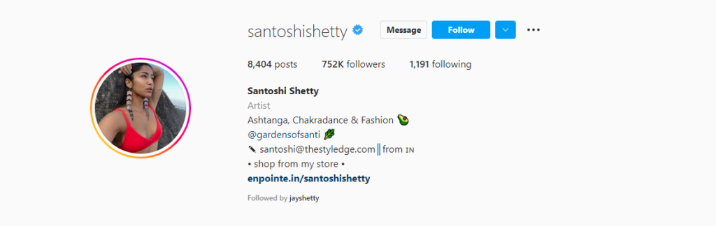 Santoshi Shetty
