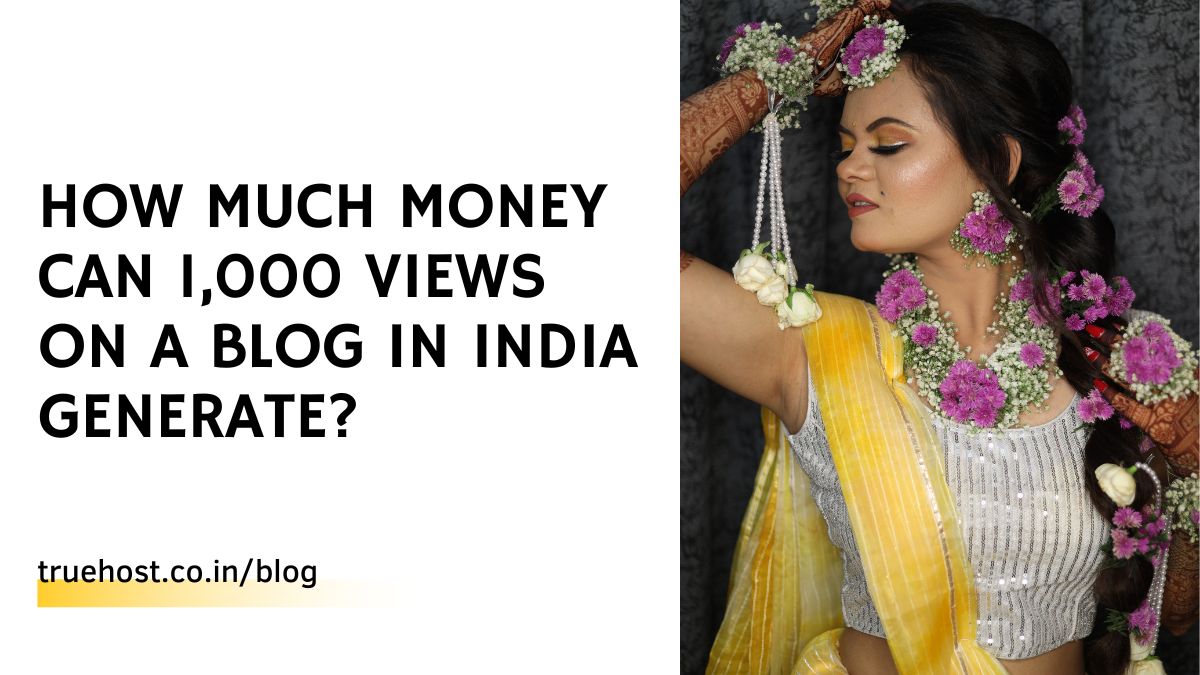 How Much Money Can 1,000 Views on a Blog in India Generate?