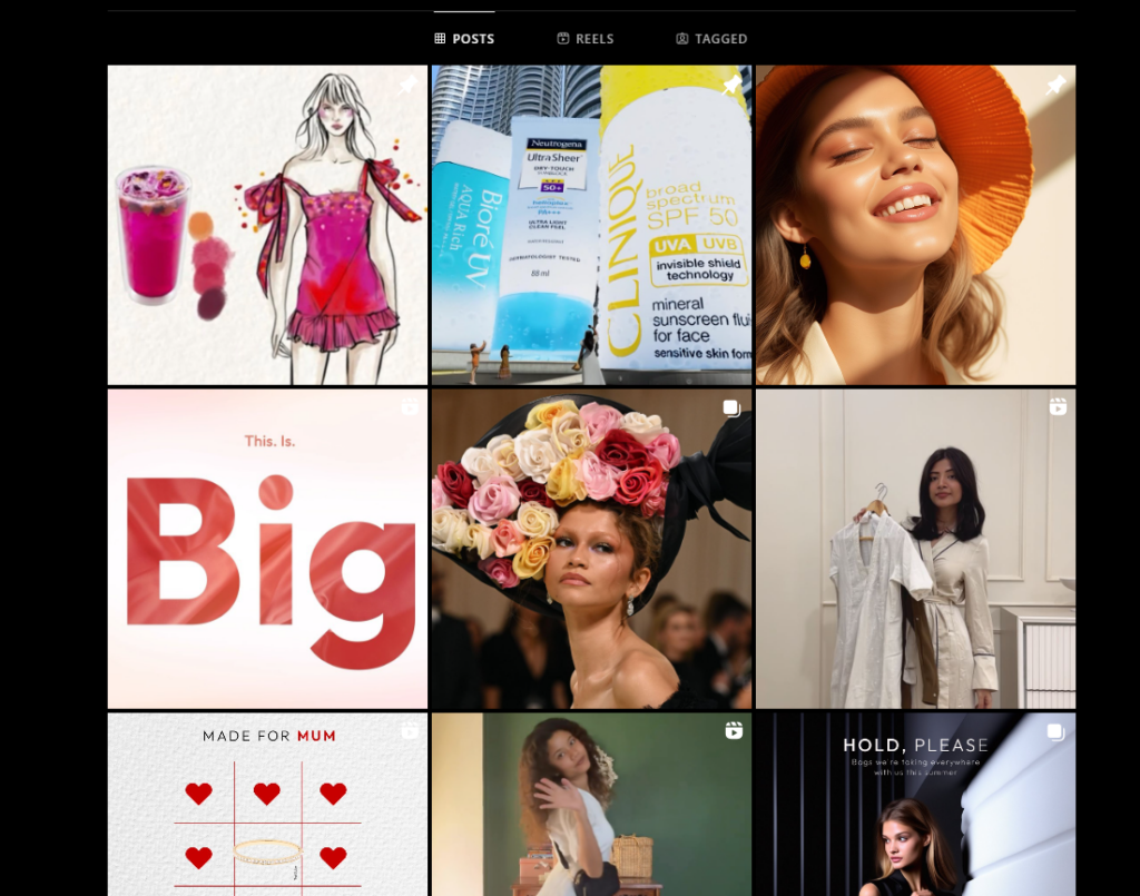 Tata Cliq, an Indian e-commerce platform, effectively uses influencer marketing to promote its fashion offerings. 