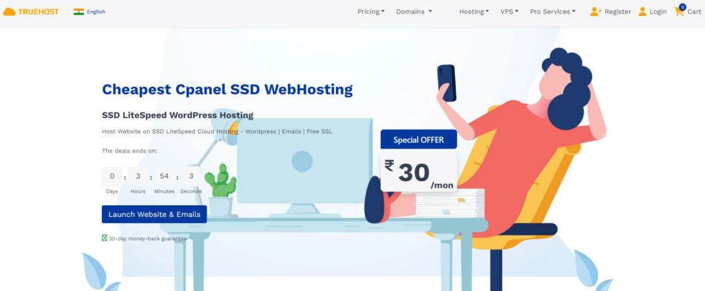 cheapest wordpress hosting pricing in india