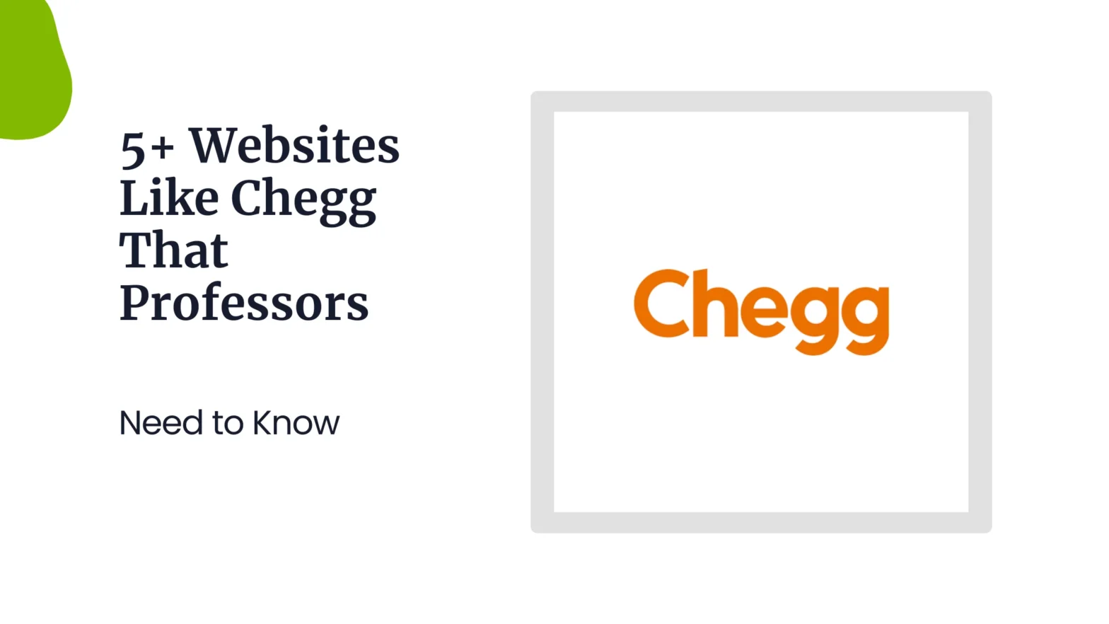 websites like chegg that students use to cheat