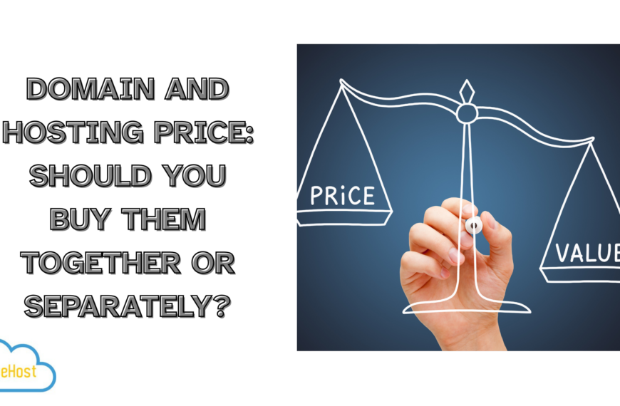 Domain and Hosting Price: Should You Buy Them Together or Separately?