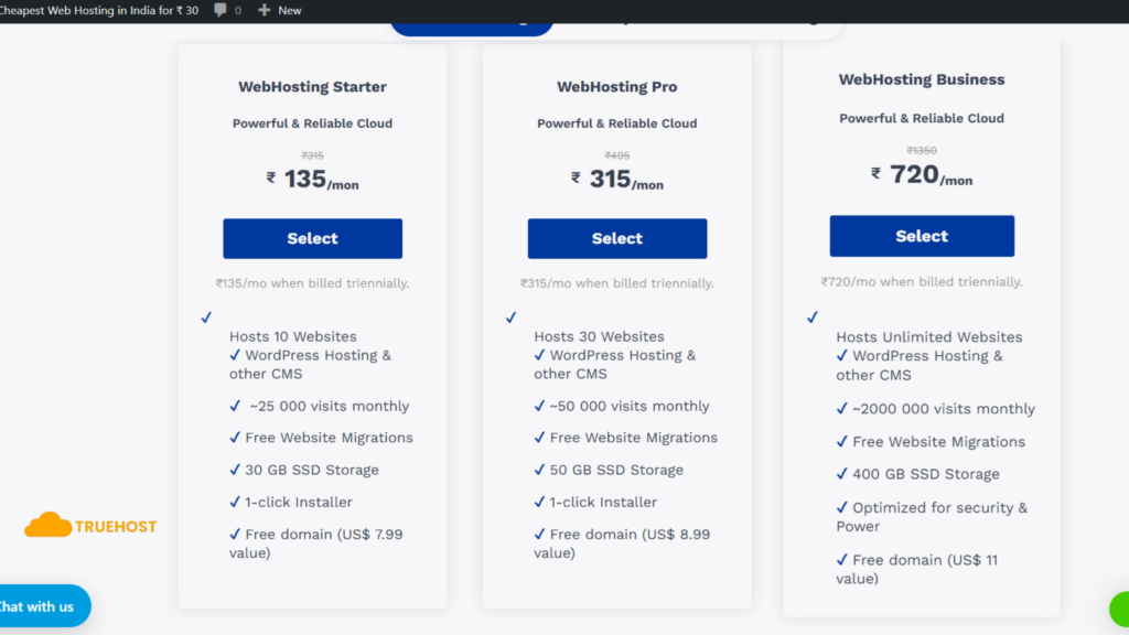What Is cPanel Hosting and Why Is It Popular in India 3 Truehost cPanel hosting plans