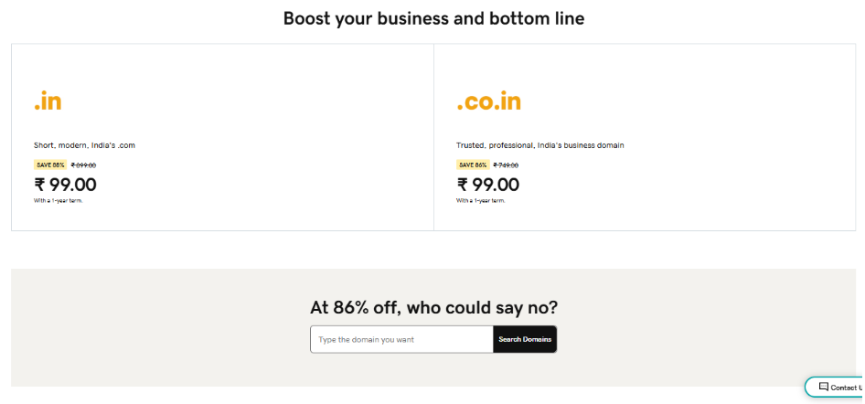 Best .in Domain Registrars in India 3 domain registrars