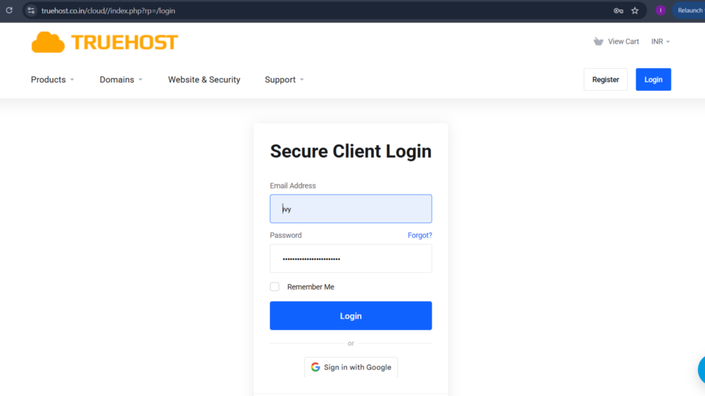 A 6 Step Practical Guide on How to Upgrade Your Hosting Plan 1 How to Upgrade Your Hosting Plan Truehost Client Area Login
