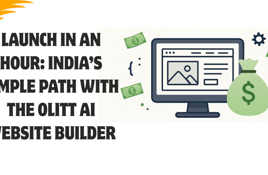 Launch in an Hour: India’s Simple Path with the Olitt AI website builder