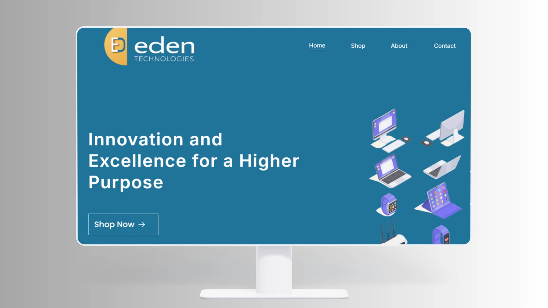 Web design service in Kenya portfolio - eden technologies
