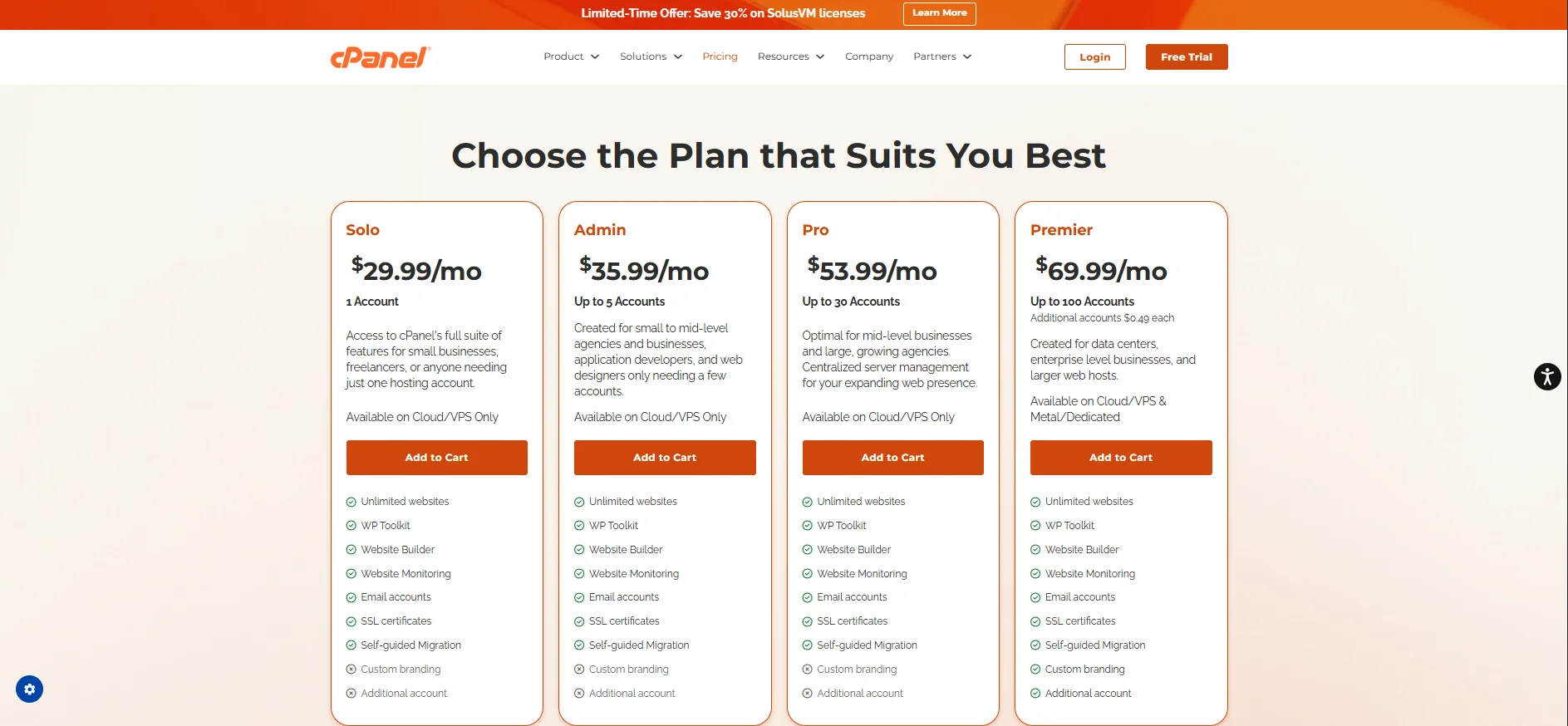 cPanel vs Plesk: Which Web Hosting Control Panel is Better for You? 5 cPanel-licenses-price