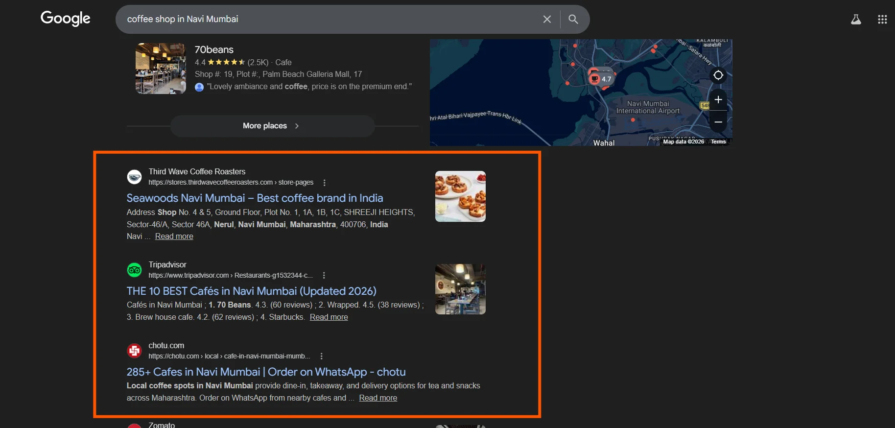 What is Local SEO? A Guide To Ranking Your Business on Google 3 Google-search-result