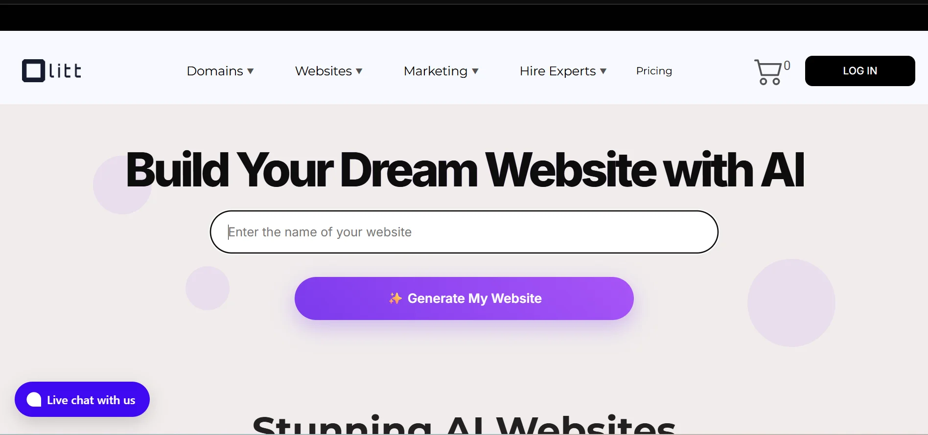 Vibe Coding Your Portfolio Website? Here’s What You Need To Know 2 Ollit-homepage
