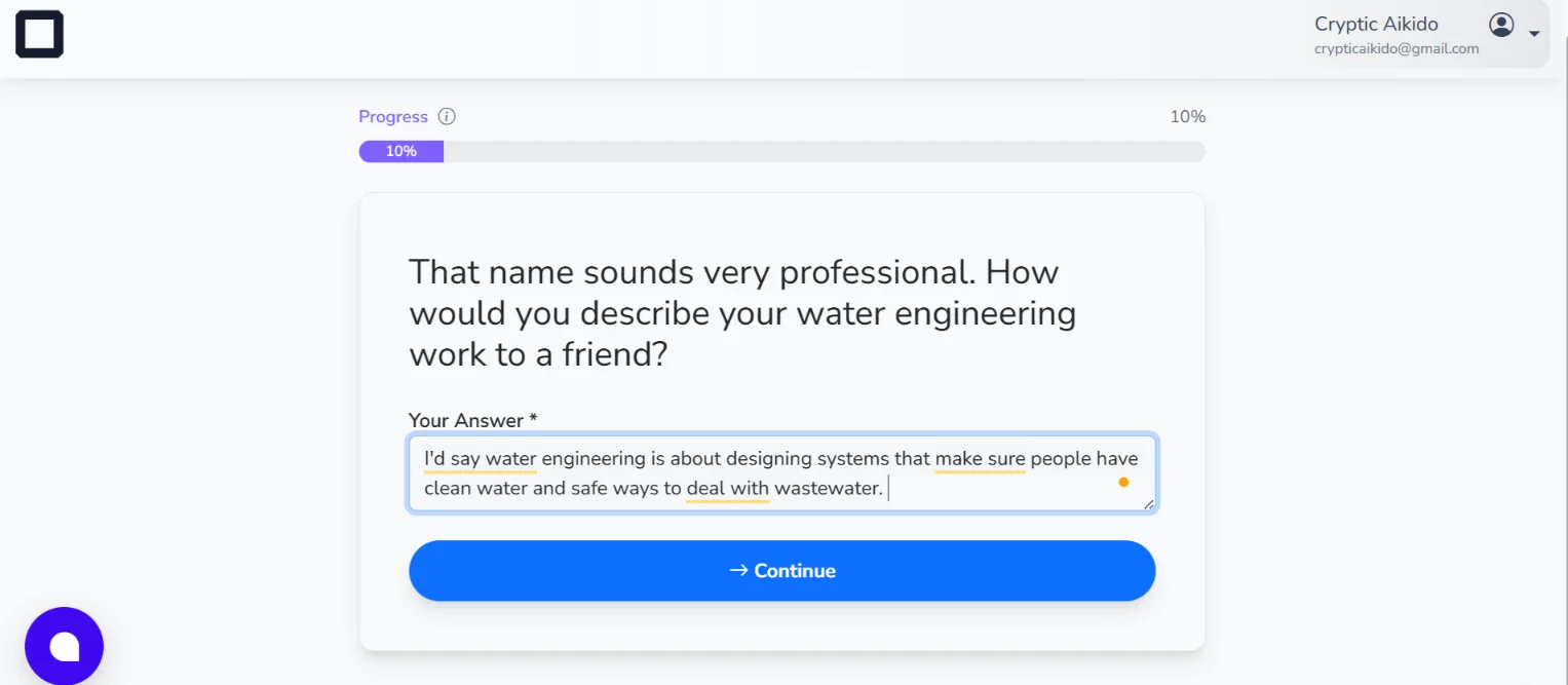 Vibe Coding a Consulting Business Website with Ollit AI: How it Went 6 Ollit-question-2