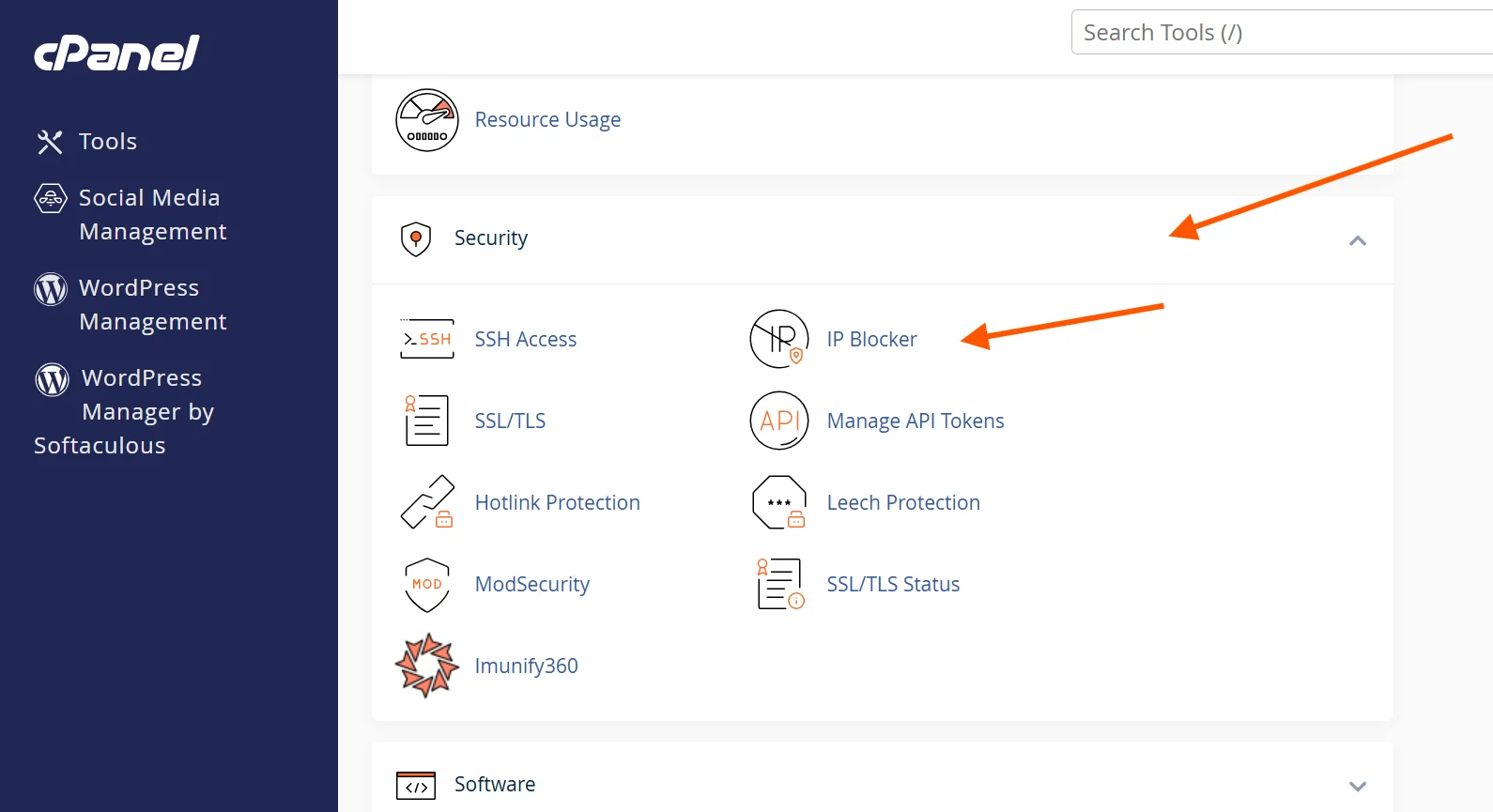 cpanel-IP-address-blocker