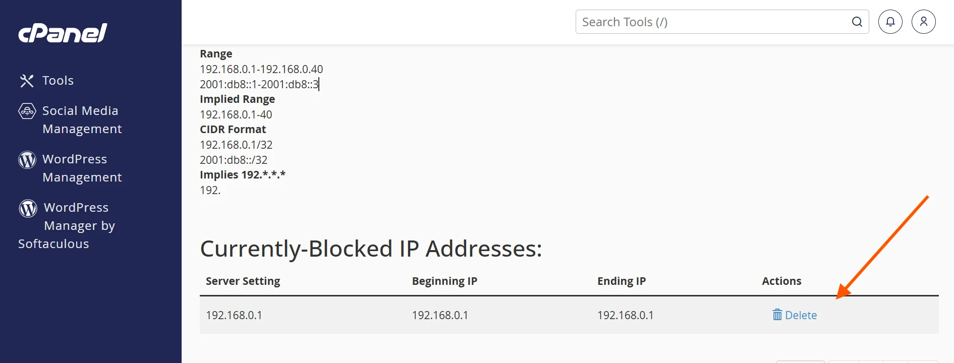 cpanel-blocked-IP-address