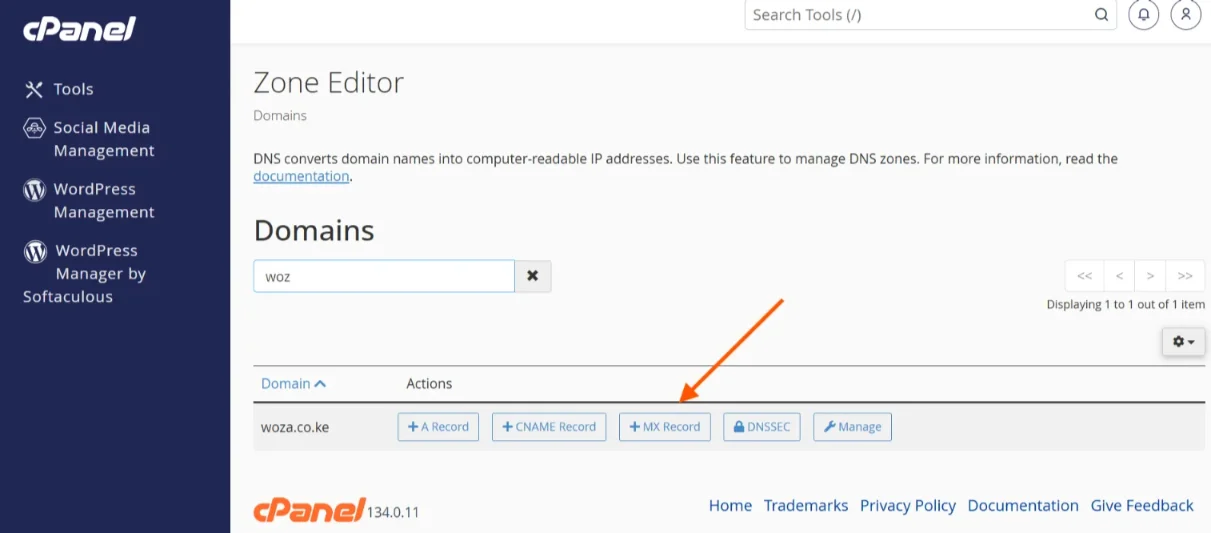 How to Set Up Email Routing for Your Domain in cPanel 6 cpanel-mx-records