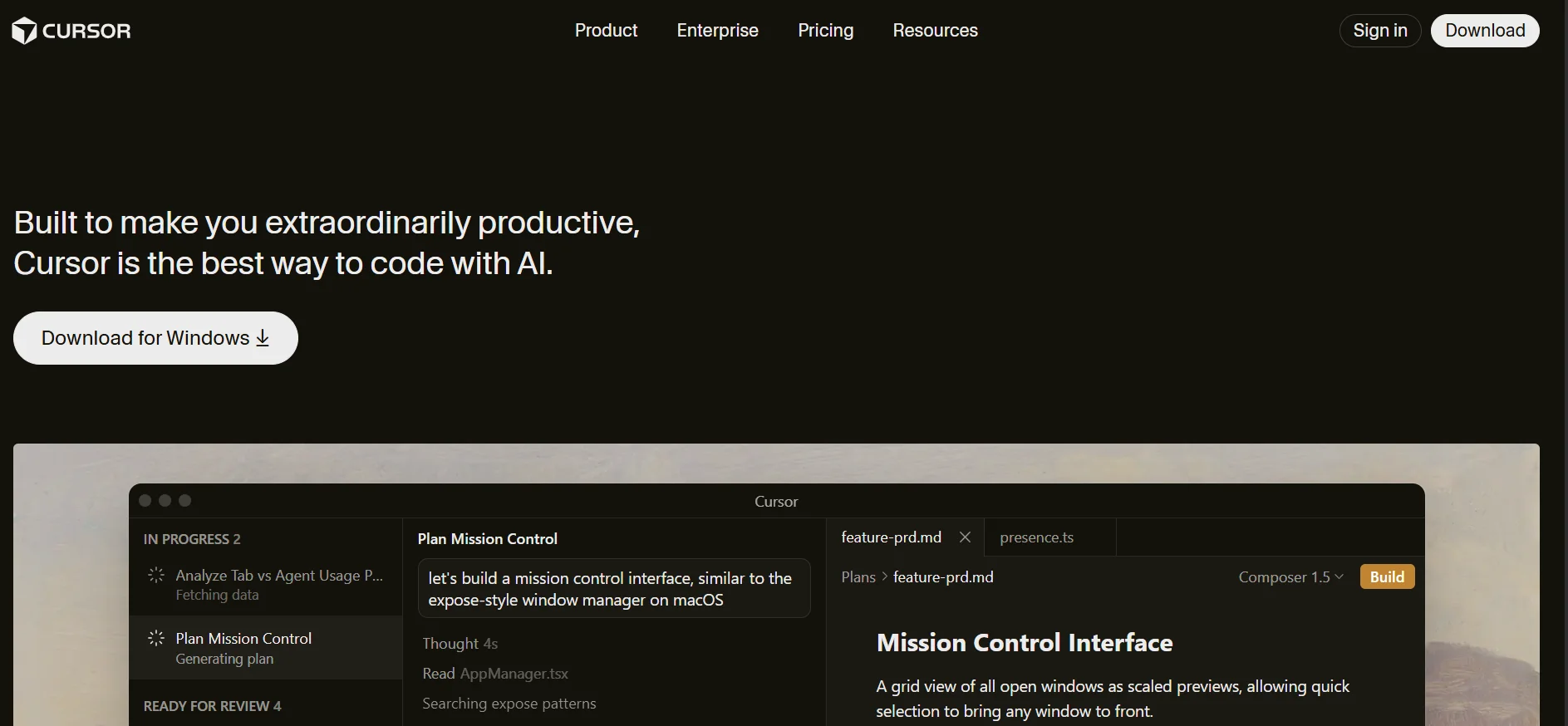 Vibe Coding Your Portfolio Website? Here’s What You Need To Know 3 cursor-homepage