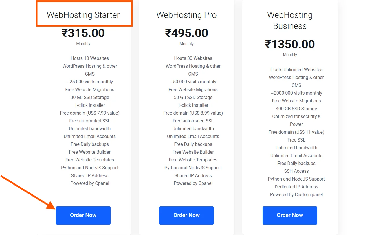 Truehost-webhosting-starter