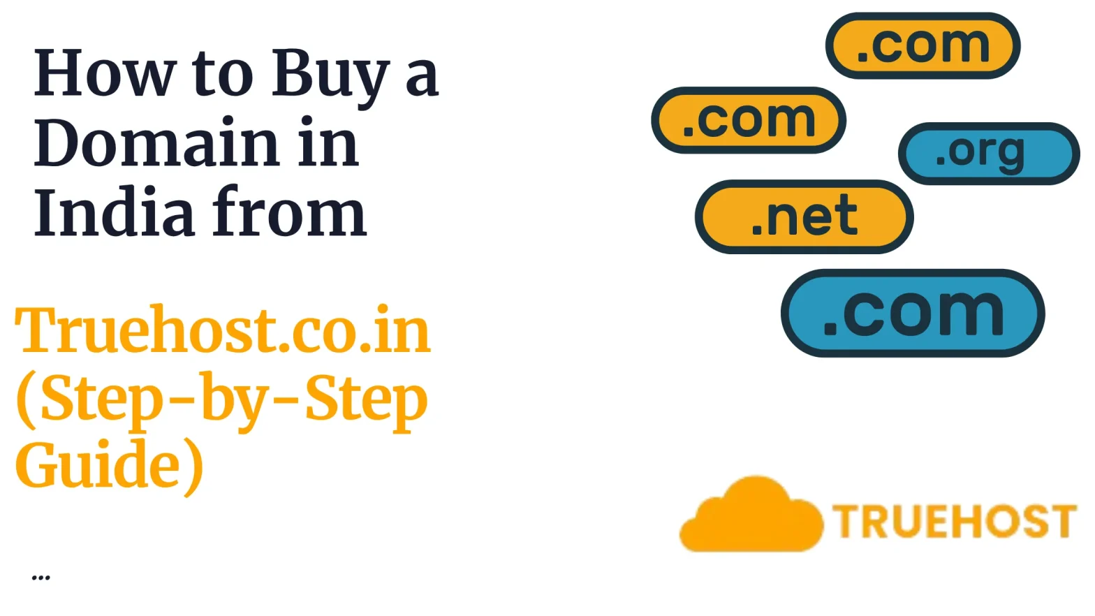 How to Buy a Domain in India from Truehost.co.in (Step-by-Step Guide)