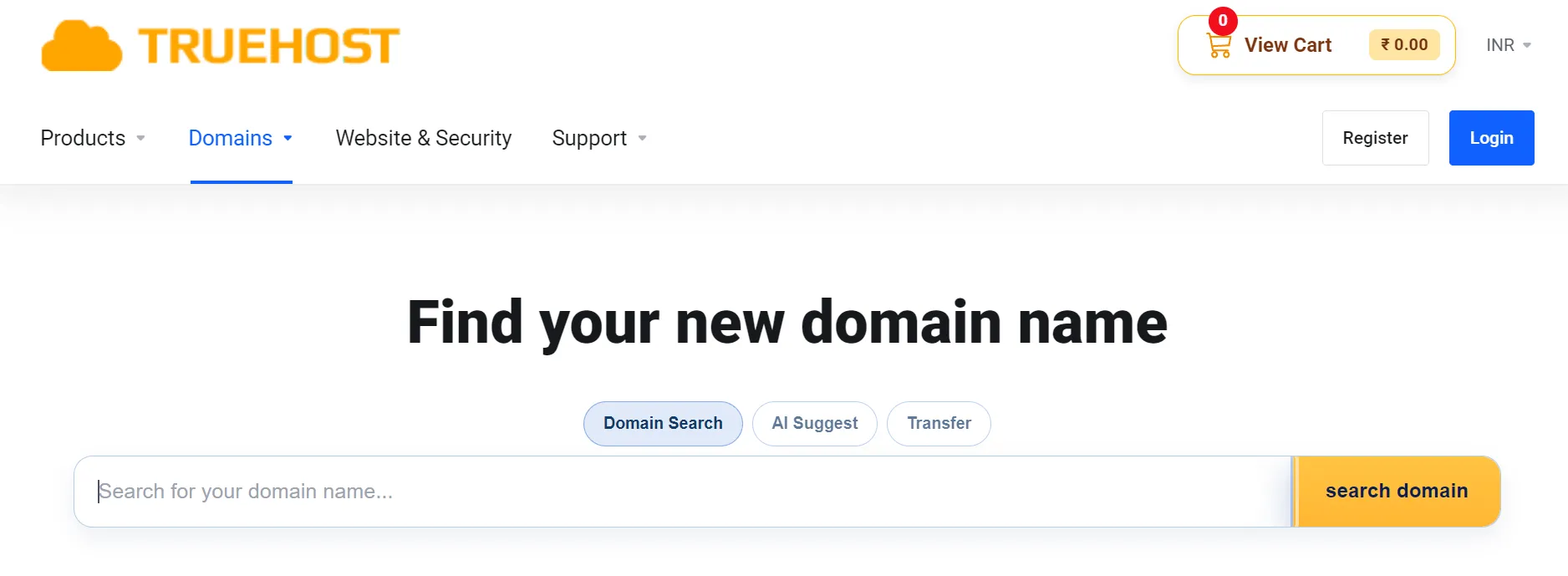 Find your new domain name