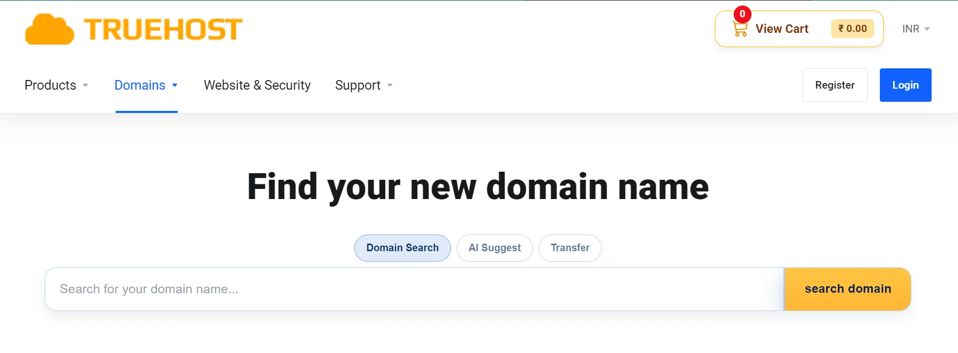 Find your new domain name