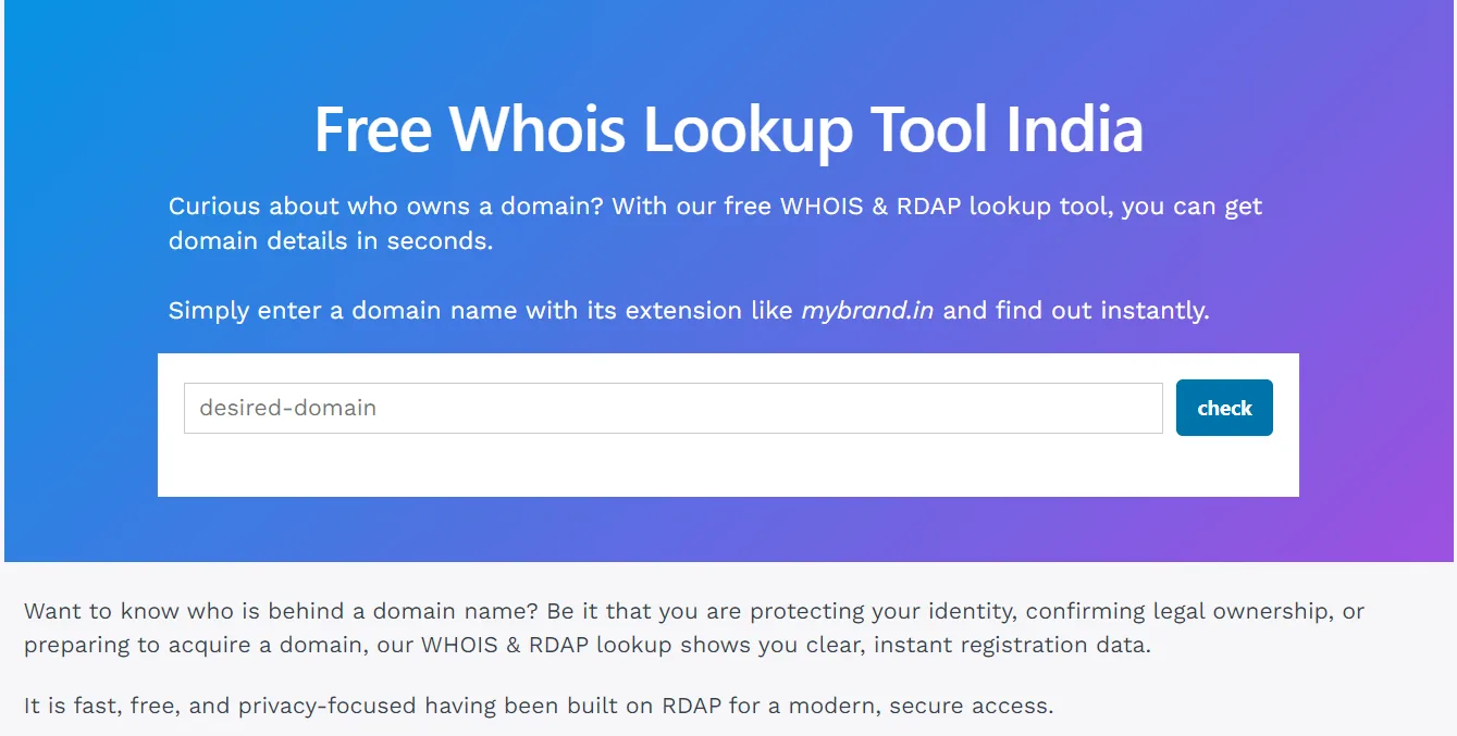 WHOIS-search-india