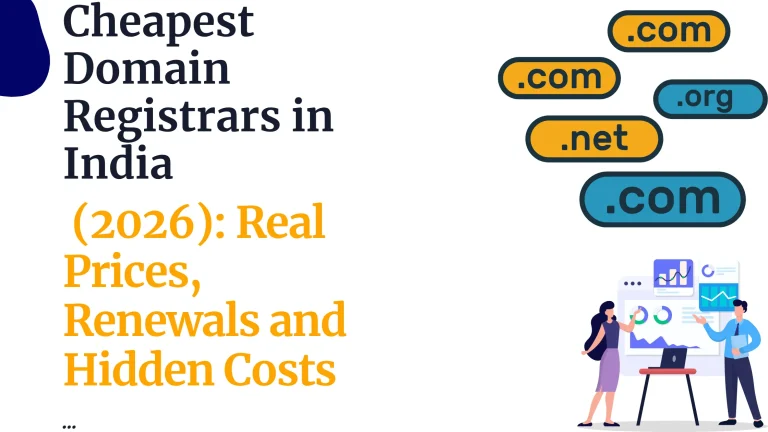 Cheapest Domain Registrars in India (2026): Real Prices, Renewals and Hidden Costs