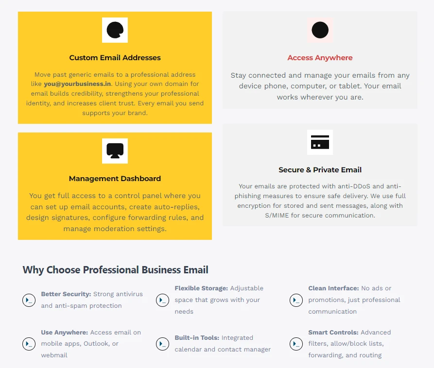 custom-email-features
Why Choose Professional Business Email